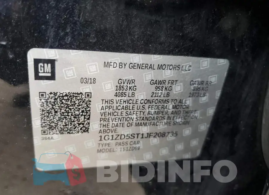 1G1ZD5ST1JF208735 Photo# 12