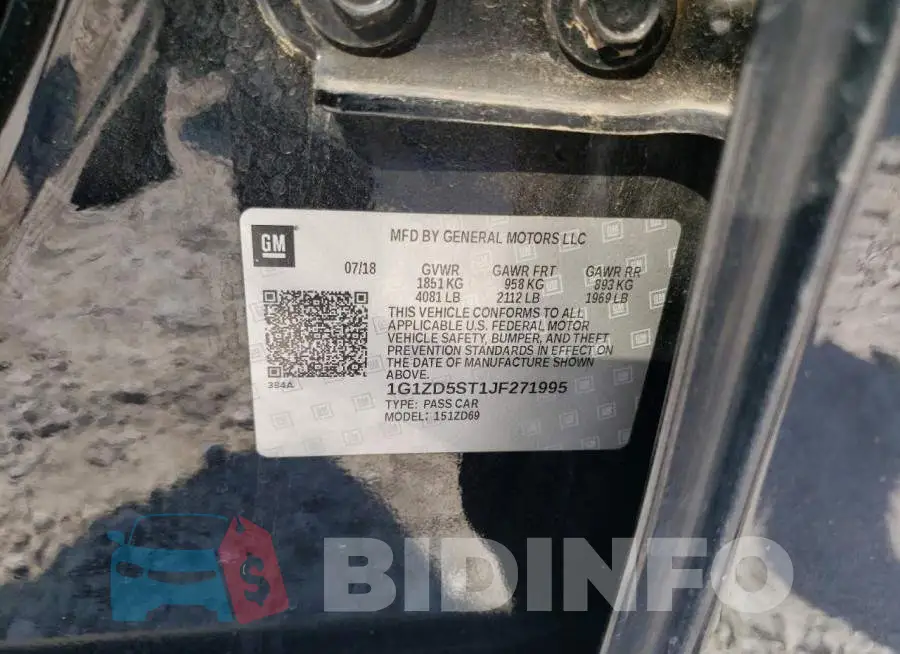 1G1ZD5ST1JF271995 Photo# 12