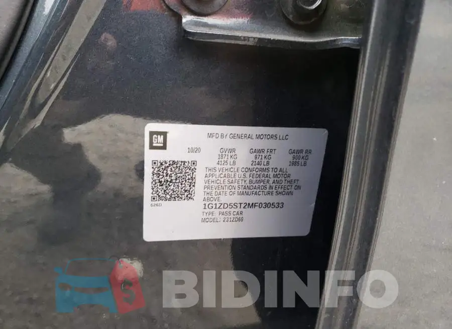 1G1ZD5ST2MF030533 Photo# 12