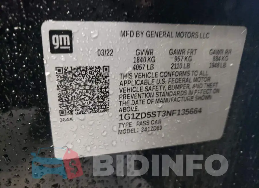 1G1ZD5ST3NF135664 Photo# 12