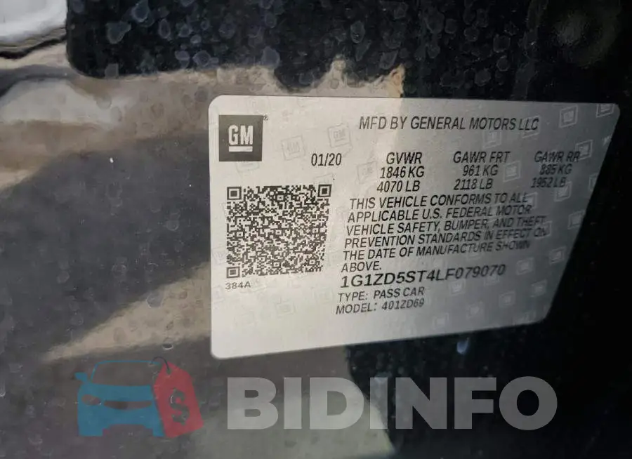 1G1ZD5ST4LF079070 Photo# 12