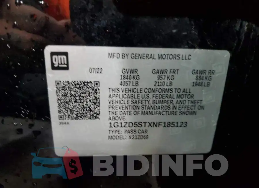 1G1ZD5STXNF185123 Photo# 12