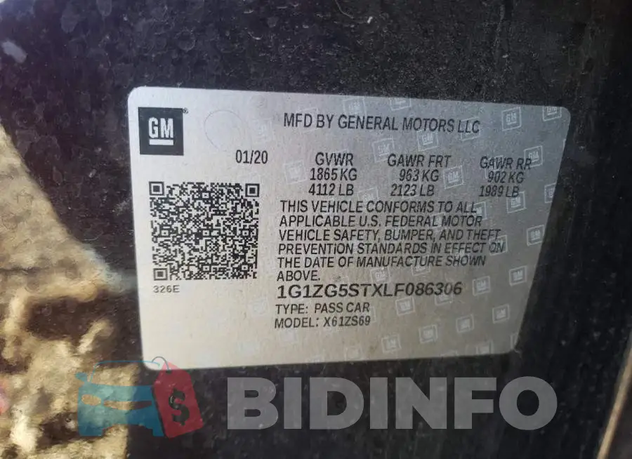 1G1ZG5STXLF086306 Photo# 12