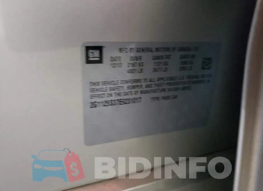 2G1125S37E9231017 Photo# 12