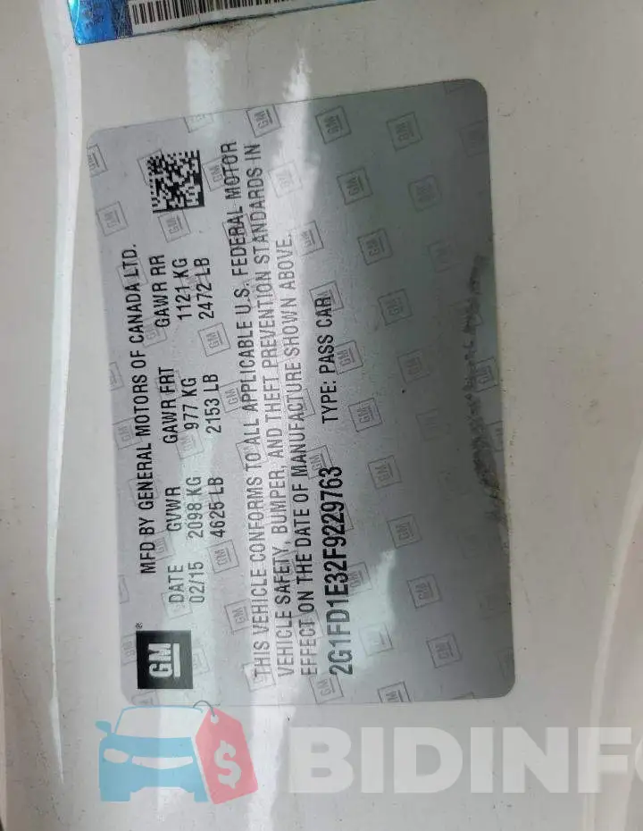 2G1FD1E32F9229763 Photo# 12