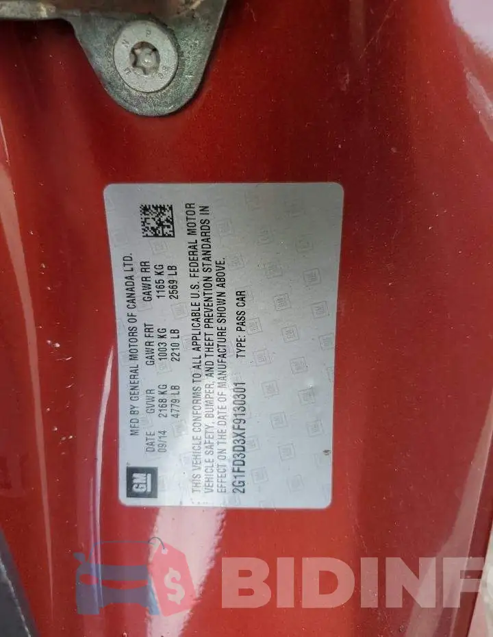 2G1FD3D3XF9130301 Photo# 12