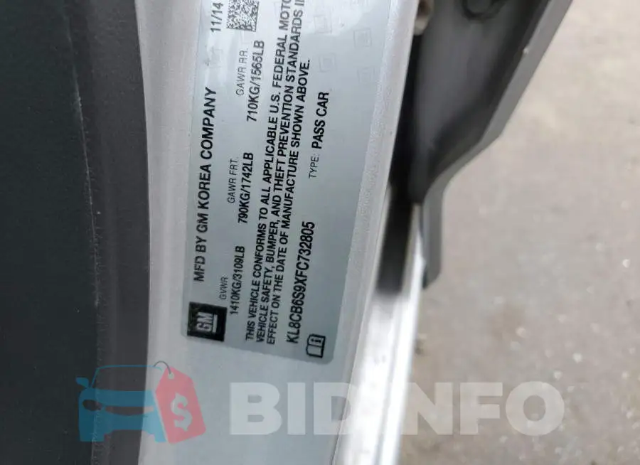 KL8CB6S9XFC732805 Photo# 12