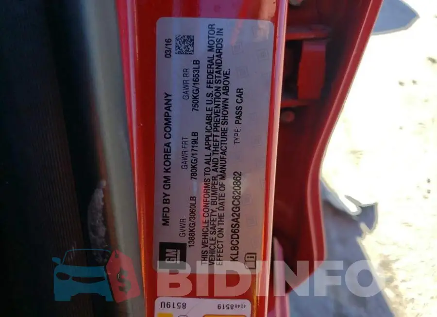 KL8CD6SA2GC620862 Photo# 13