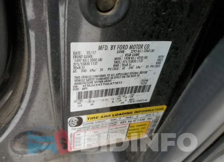 1FMJU1HT7HEA77813 Photo# 13