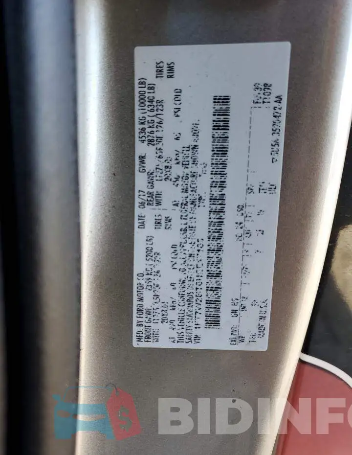 1FT7W2BT6HEE17105 Photo# 12