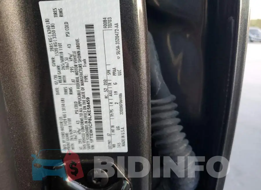 1FTEW1CP8LKE58459 Photo# 12