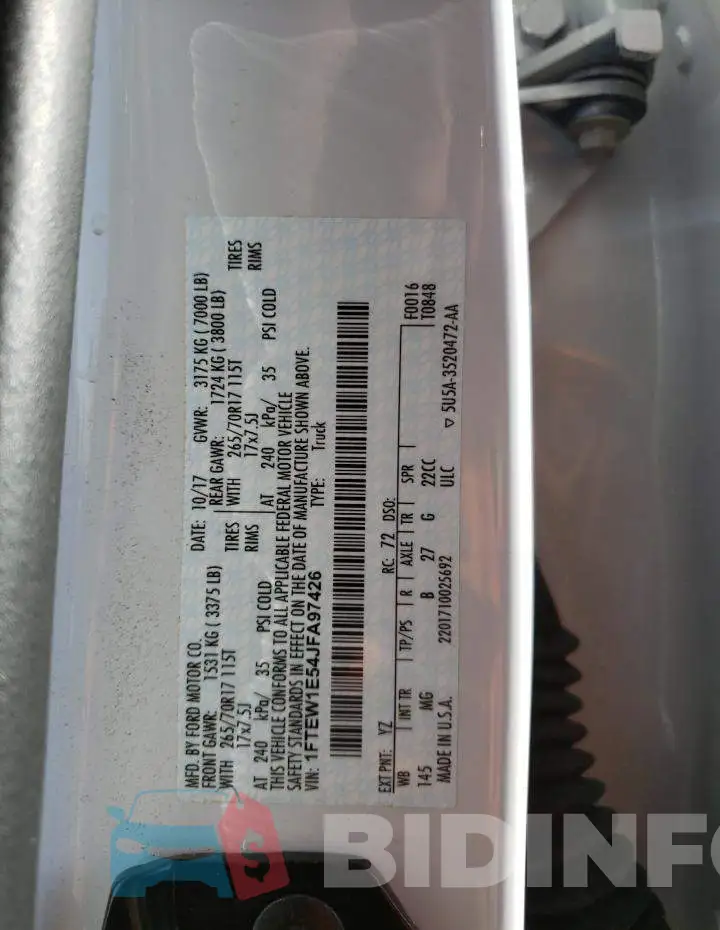 1FTEW1E54JFA97426 Photo# 12