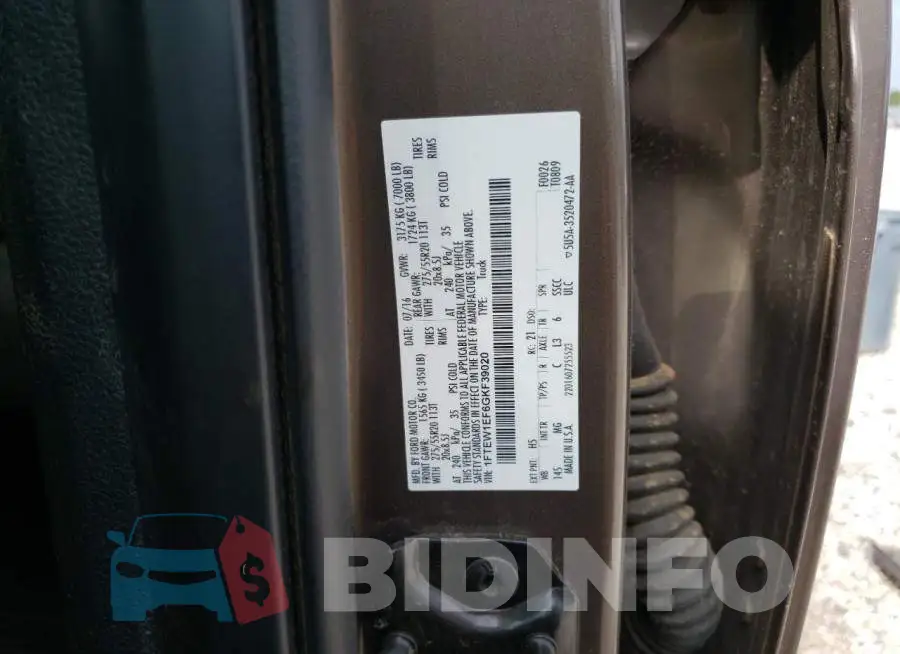 1FTEW1EF6GKF39020 Photo# 12