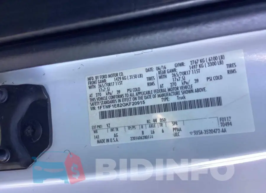1FTMF1E82GKF20915 Photo# 10