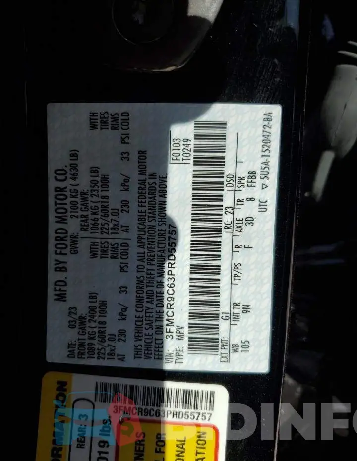 3FMCR9C63PRD55757 Photo# 13