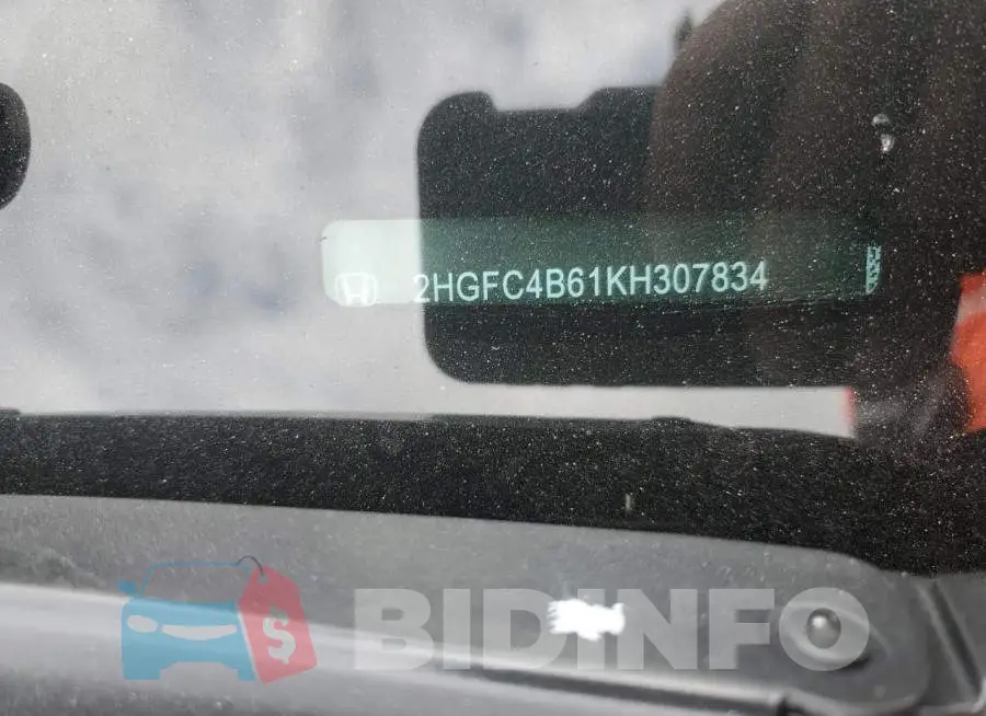 2HGFC4B61KH307834 Photo# 12