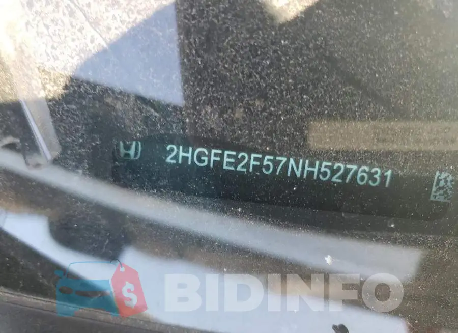 2HGFE2F57NH527631 Photo# 12