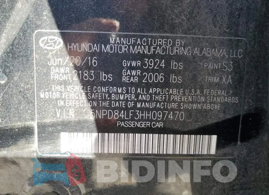 5NPD84LF3HH097470 Photo# 13