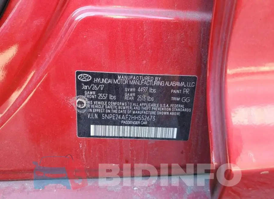5NPE24AF2HH552673 Photo# 12