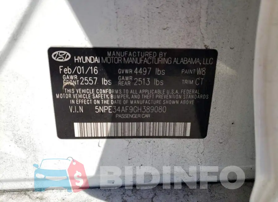 5NPE34AF9GH389080 Photo# 12