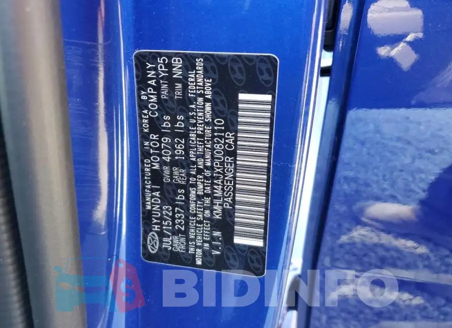 KMHLM4AJXPU082110 Photo# 12