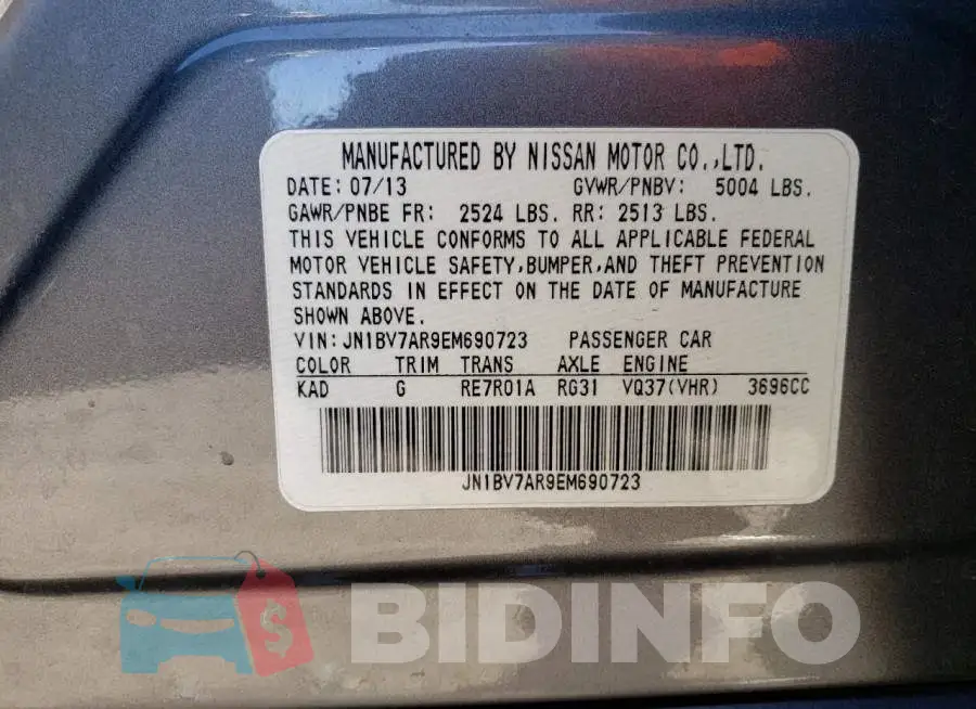 JN1BV7AR9EM690723 Photo# 12