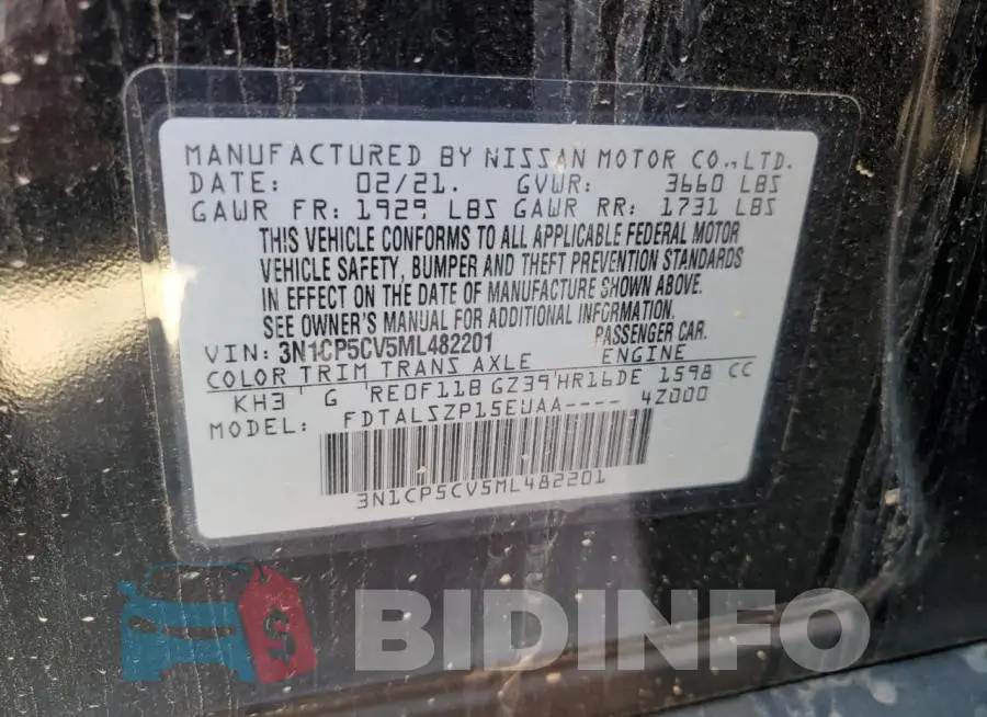 3N1CP5CV5ML482201 Photo# 12