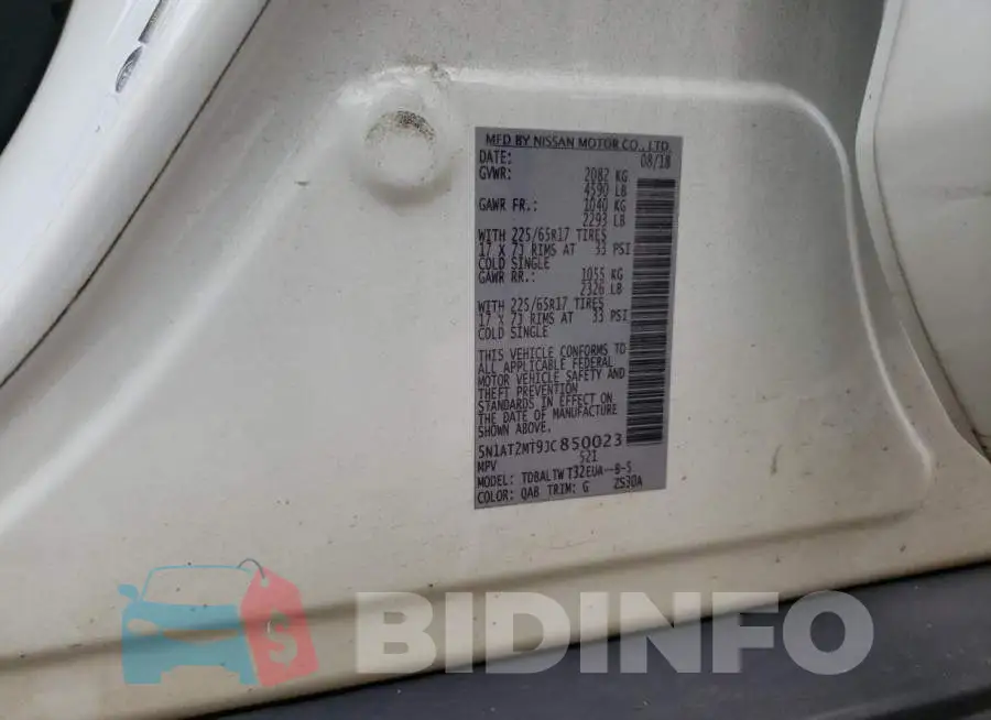 5N1AT2MT9JC850023 Photo# 12