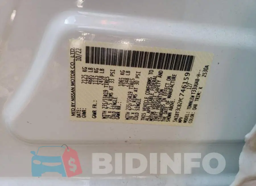 5N1BT3CB2PC746159 Photo# 12