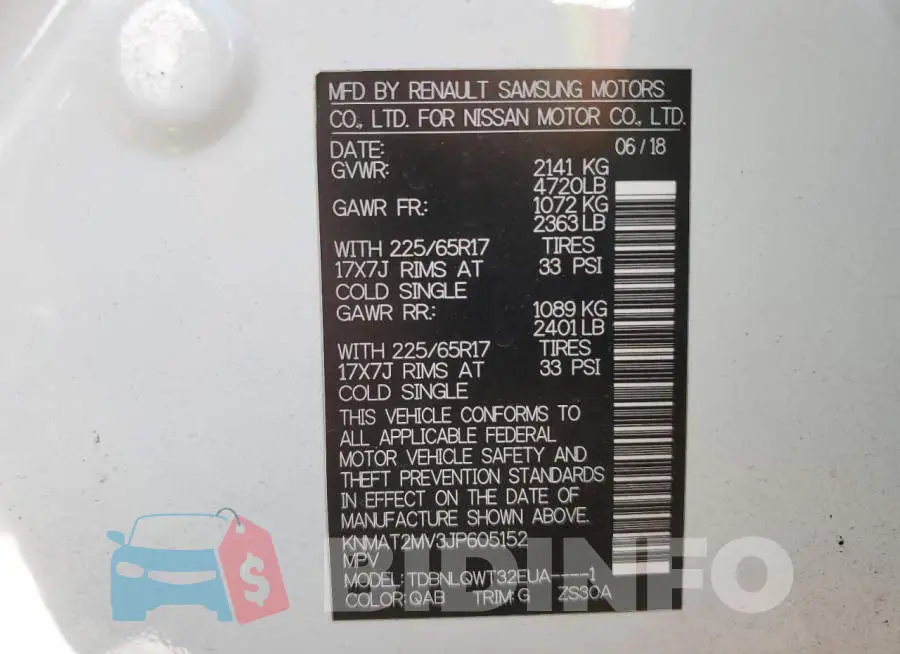 KNMAT2MV3JP605152 Photo# 13