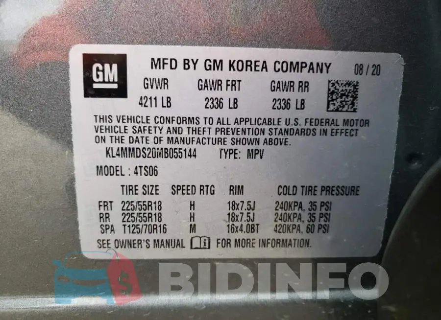 KL4MMDS20MB055144 Photo# 13