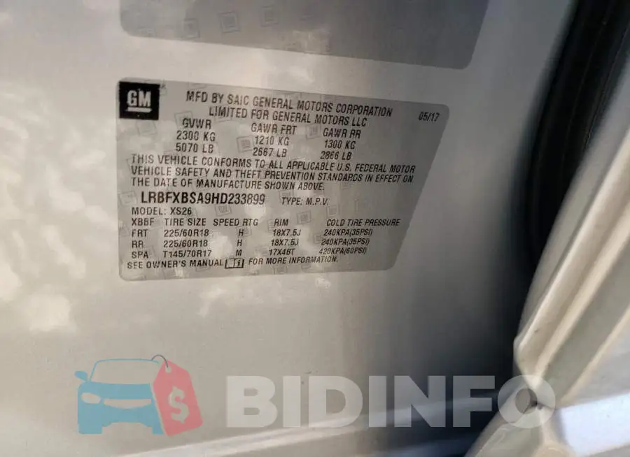 LRBFXBSA9HD233899 Photo# 12