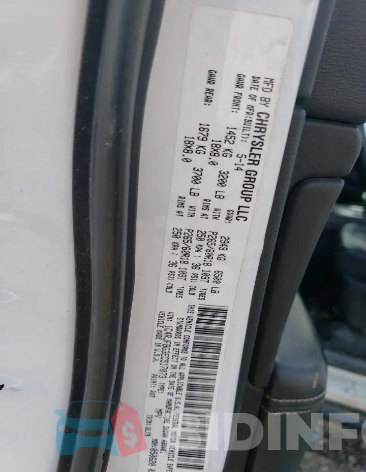 1C4RJFBG3EC517073 Photo# 12