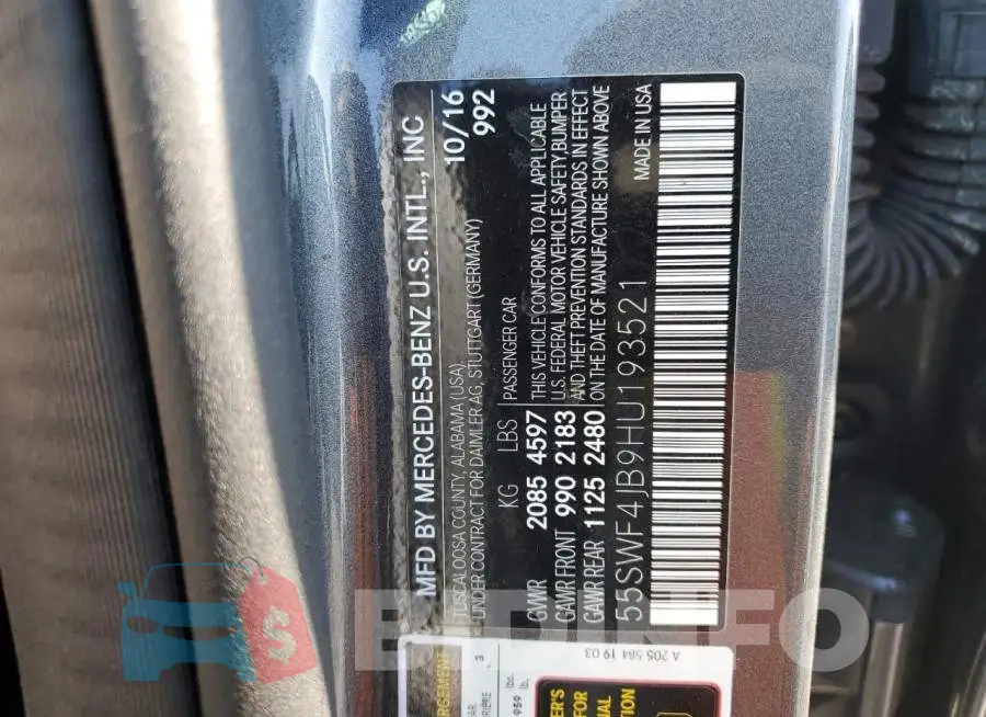 55SWF4JB9HU193521 Photo# 12