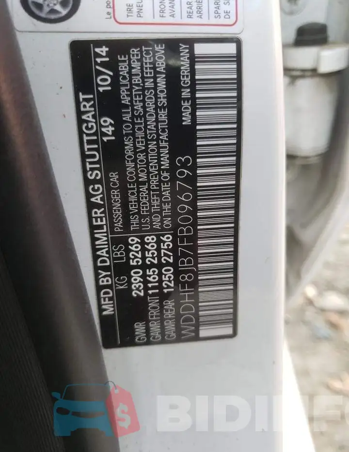 WDDHF8JB7FB096793 Photo# 12