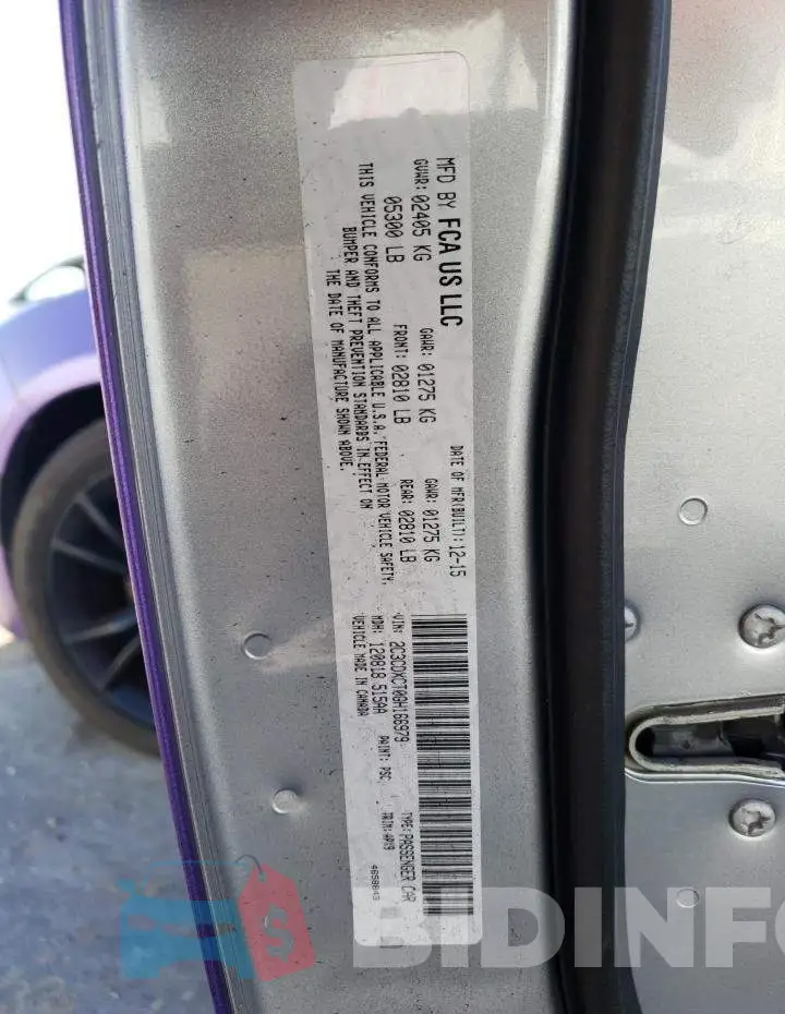 2C3CDXCT0GH166979 Photo# 12