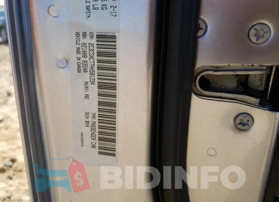 2C3CDXCT7HH581234 Photo# 12