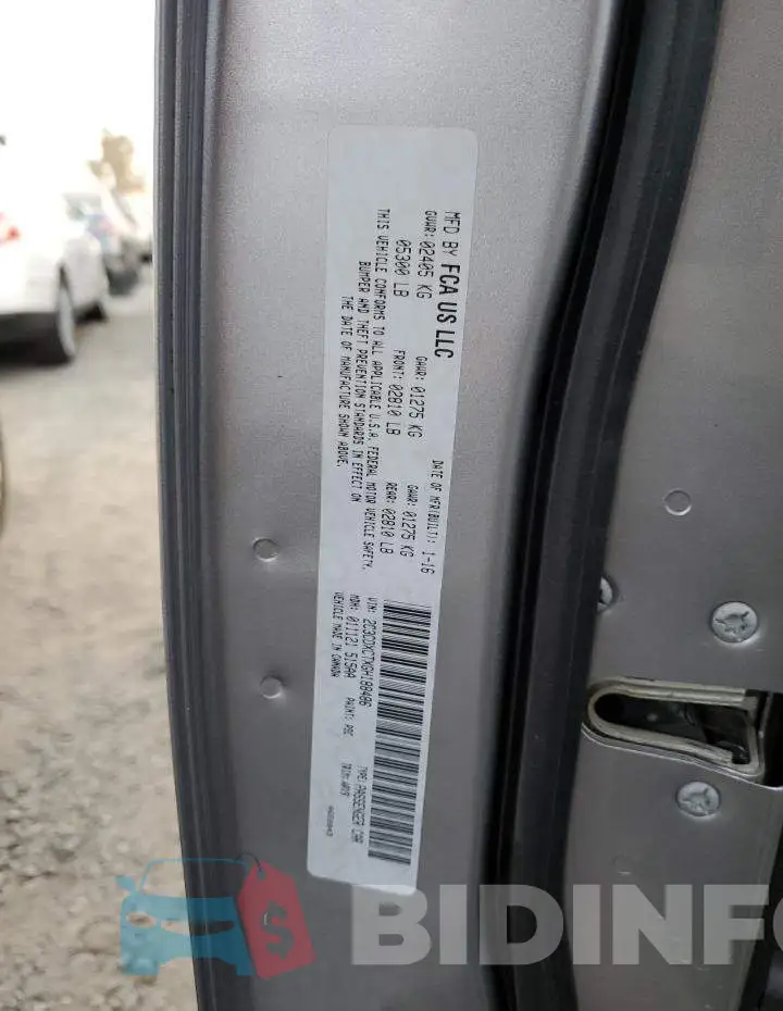 2C3CDXCTXGH188486 Photo# 12