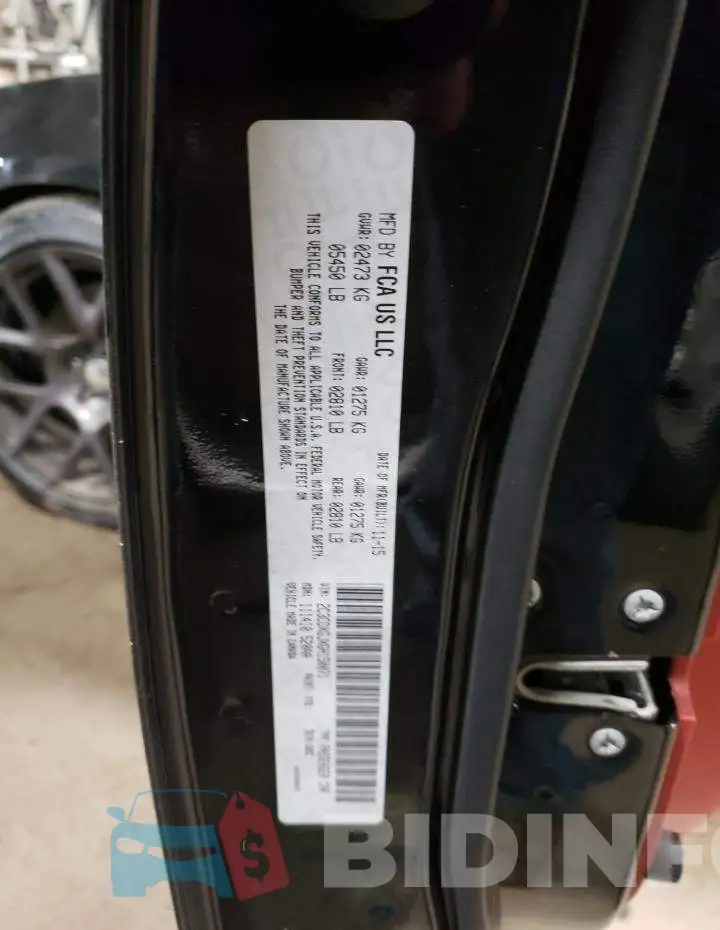 2C3CDXGJXGH150071 Photo# 12