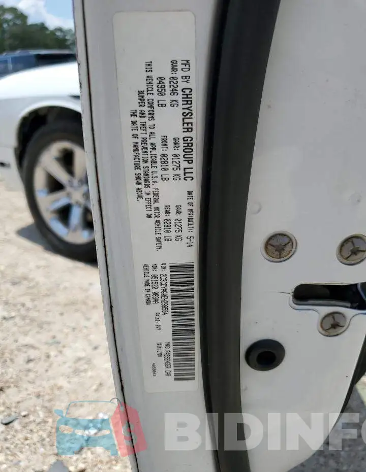 2C3CDYAG0EH298584 Photo# 13
