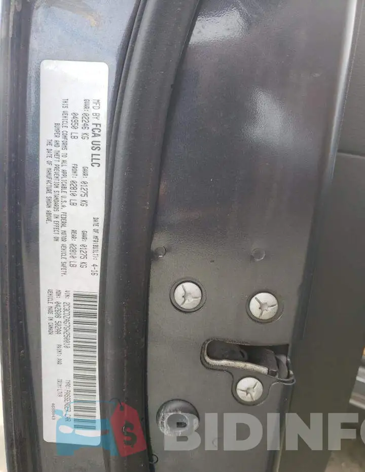 2C3CDZAG7GH250010 Photo# 12