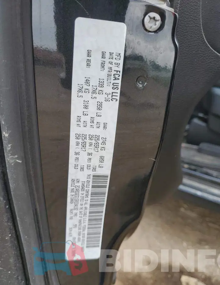 2C4RDGEG1GR334192 Photo# 13