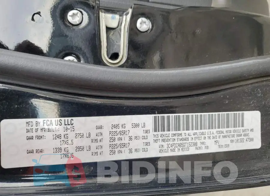 3C4PDCAB5GT152308 Photo# 13