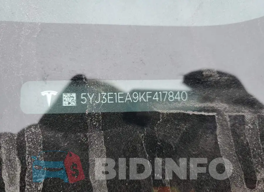 5YJ3E1EA9KF417840 Photo# 12