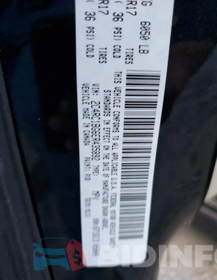 2C4RC1BG6ER435892 Photo# 13