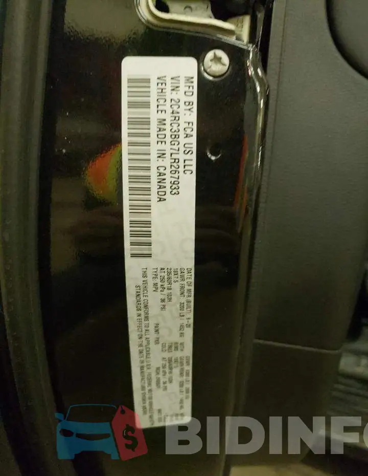 2C4RC3BG7LR267933 Photo# 14