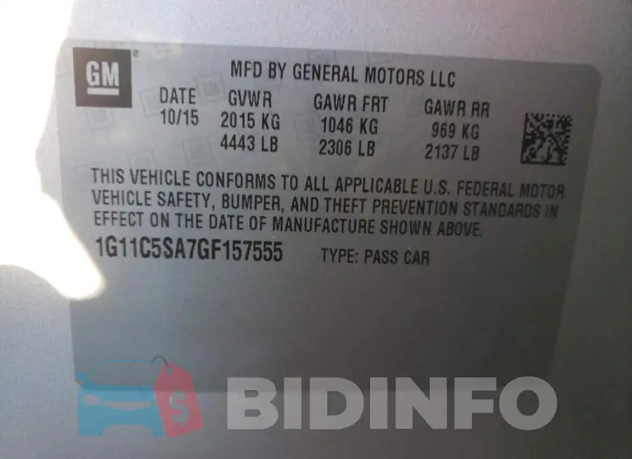 1G11C5SA7GF157555 Photo# 12