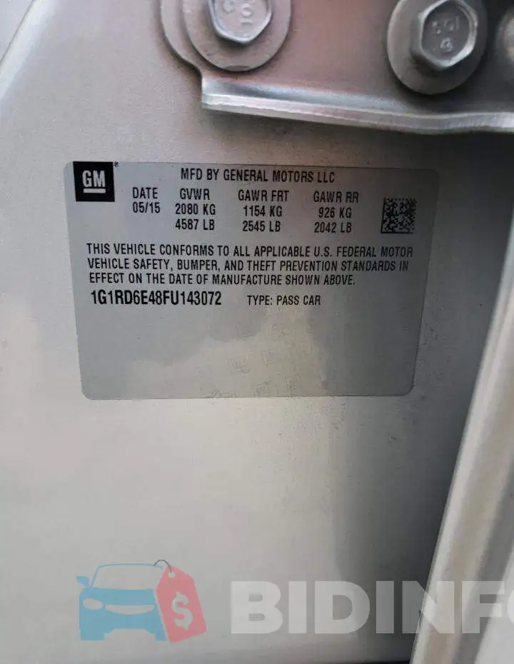 1G1RD6E48FU143072 Photo# 12