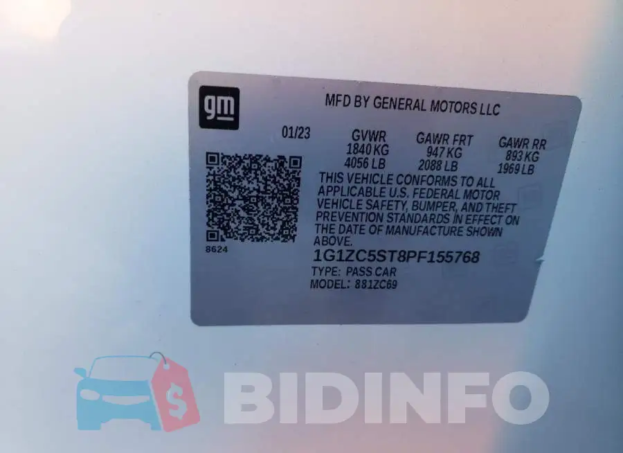 1G1ZC5ST8PF155768 Photo# 12