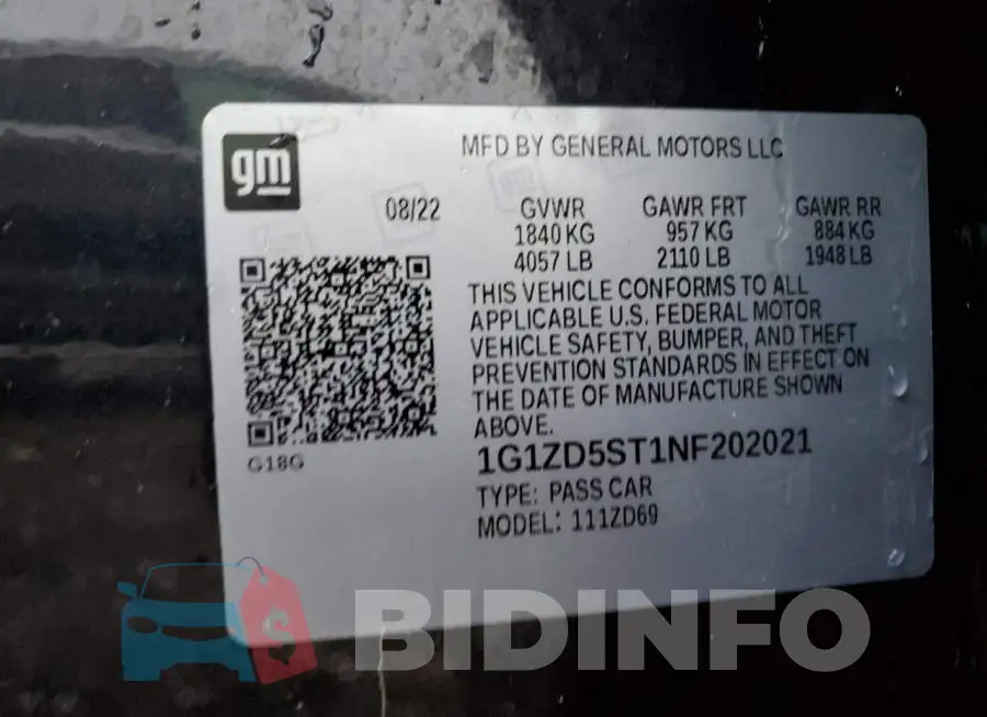1G1ZD5ST1NF202021 Photo# 12